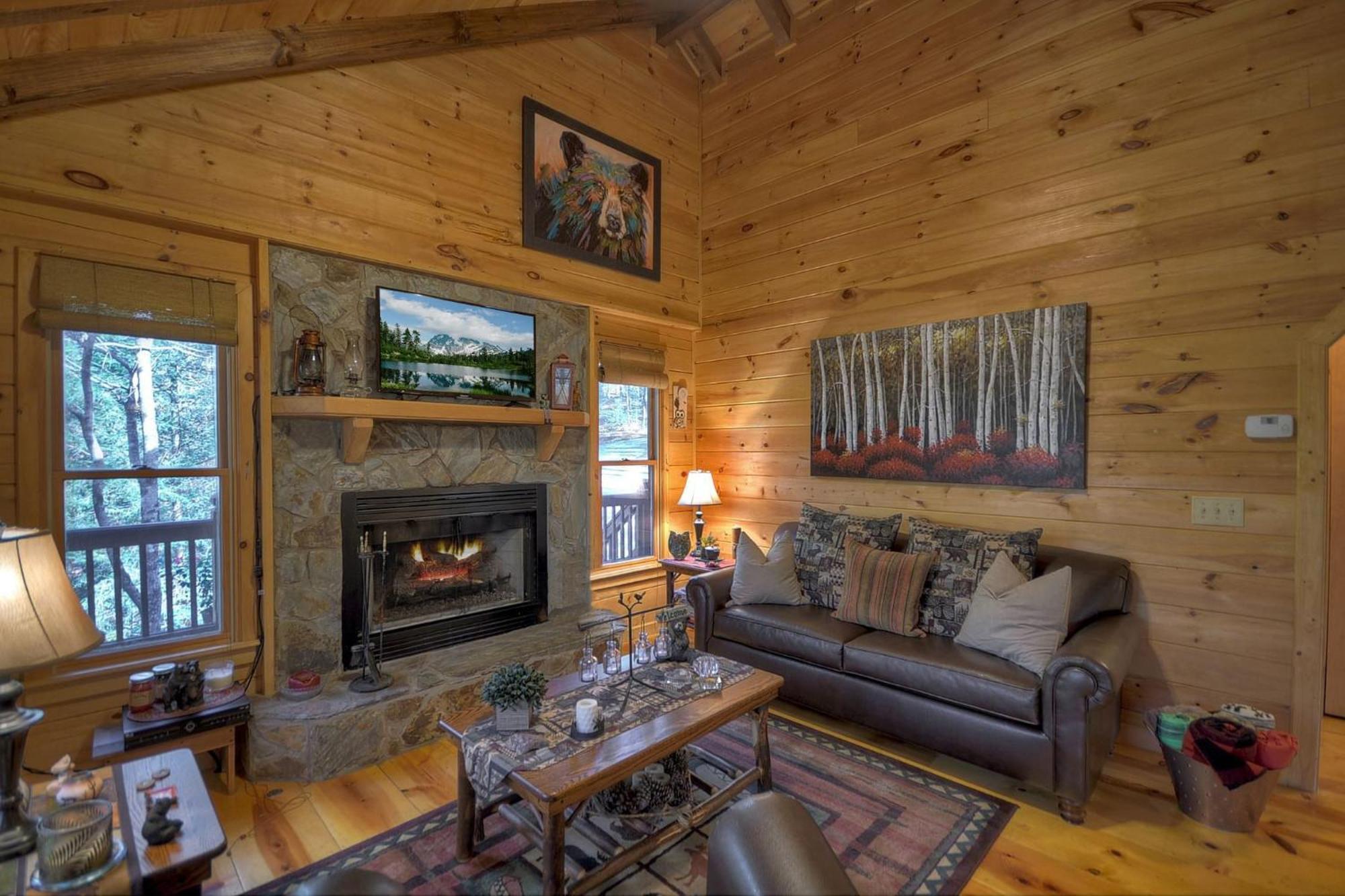 Knotty Pines Pet-Friendly Gas Fireplace Plus A Firepit Cherry Log Bagian luar foto